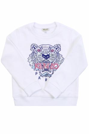 Tiger head-embroidered sweatshirt, zdjęcie 1 Tiger head-embroidered sweatshirt od Kenzo Kids